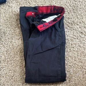 Levi's Black Denim Jeans with Classic Style